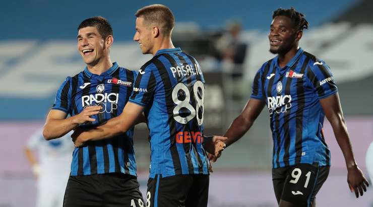 Một màn trình diễn kĩ thuật đặc sắc của Ruslan Malinovsky (Atalanta). Anh ấy nhận đường chuyền của đồng đội và tung một cú sút sấm sét không thể cản phá, khiến thủ môn chỉ biết đứng nhìn. Cú sút đi thẳng vào góc thấp bên phải.