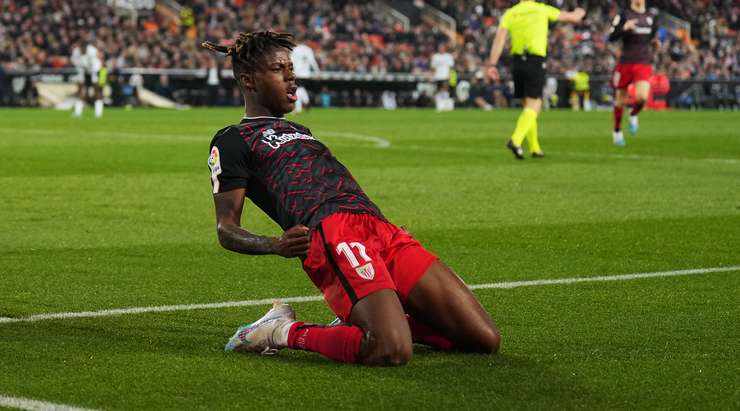 Một nỗ lực cá nhân đáng kinh ngạc của Nico Williams (Ath Bilbao) kết thúc với một cú sút từ trong vòng cấm. Cầu thủ này đưa bóng đi chìm vào ngay giữa và thay đổi tỉ số thành 1:1. Thủ môn Giorgi Mamardashvili đã không thể làm được gì.