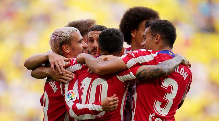 Antoine Griezmann treo một đường bóng rất đẹp từ vị trí đá phạt. Angel Correa (Atl. Madrid) nhận bóng và sút gọn gàng vào góc thấp bên trái khung thành, nâng tỉ số lên 1:1.