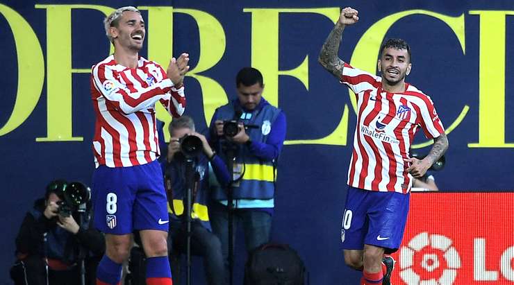Một cú dứt điểm tinh tế của Angel Correa (Atl. Madrid). Cú sút từ rìa vòng cấm địa đưa bóng đi thẳng vào phía trong cột dọc bên trái.